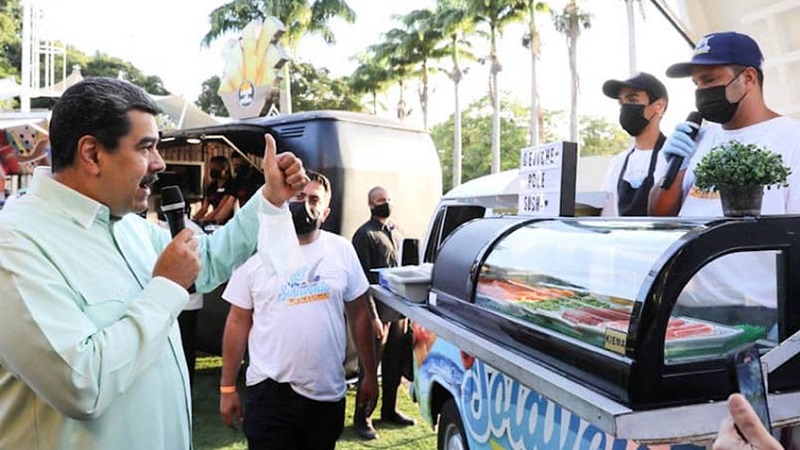 Maduro apoya a emprendedores